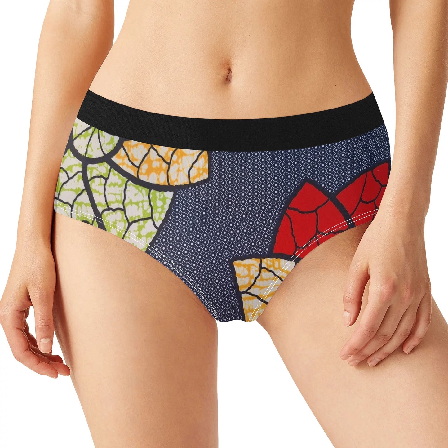 via como lingerie mid waist briefs by tropic dune