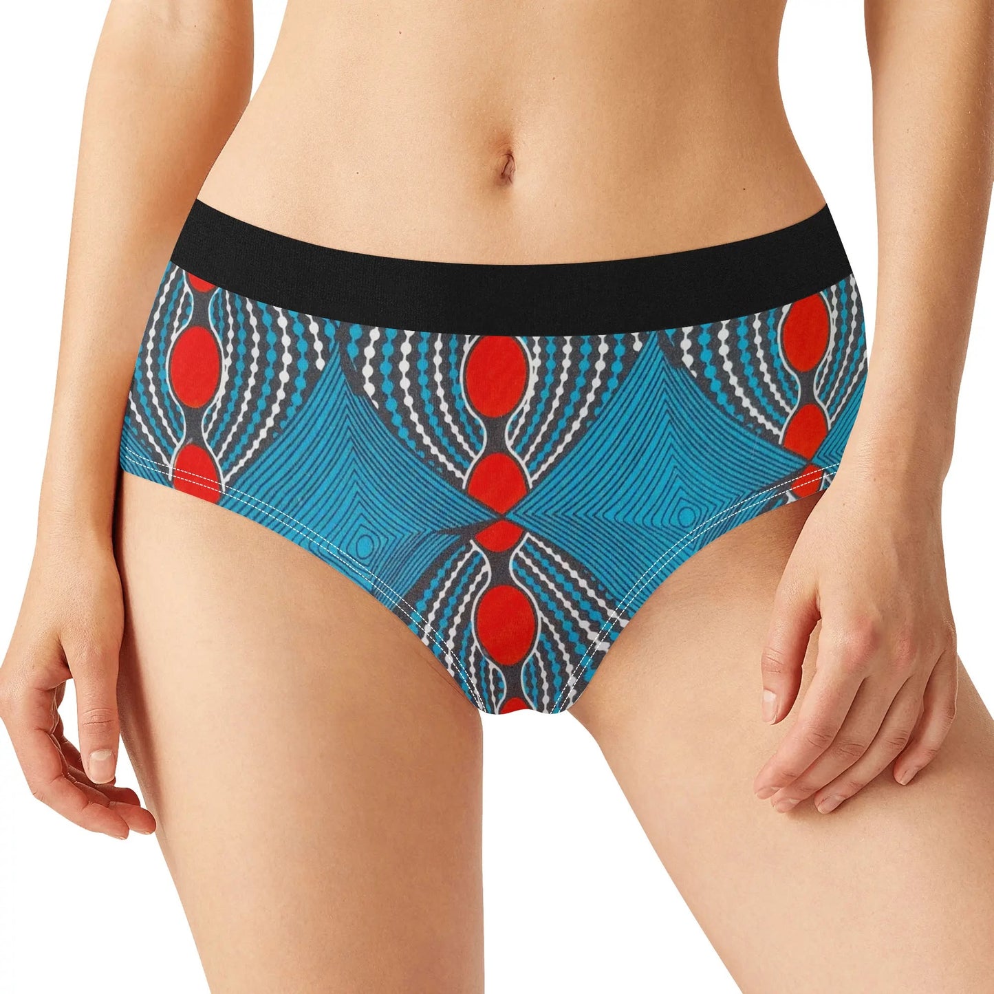 via milano lingerie mid waist briefs by tropic dune
