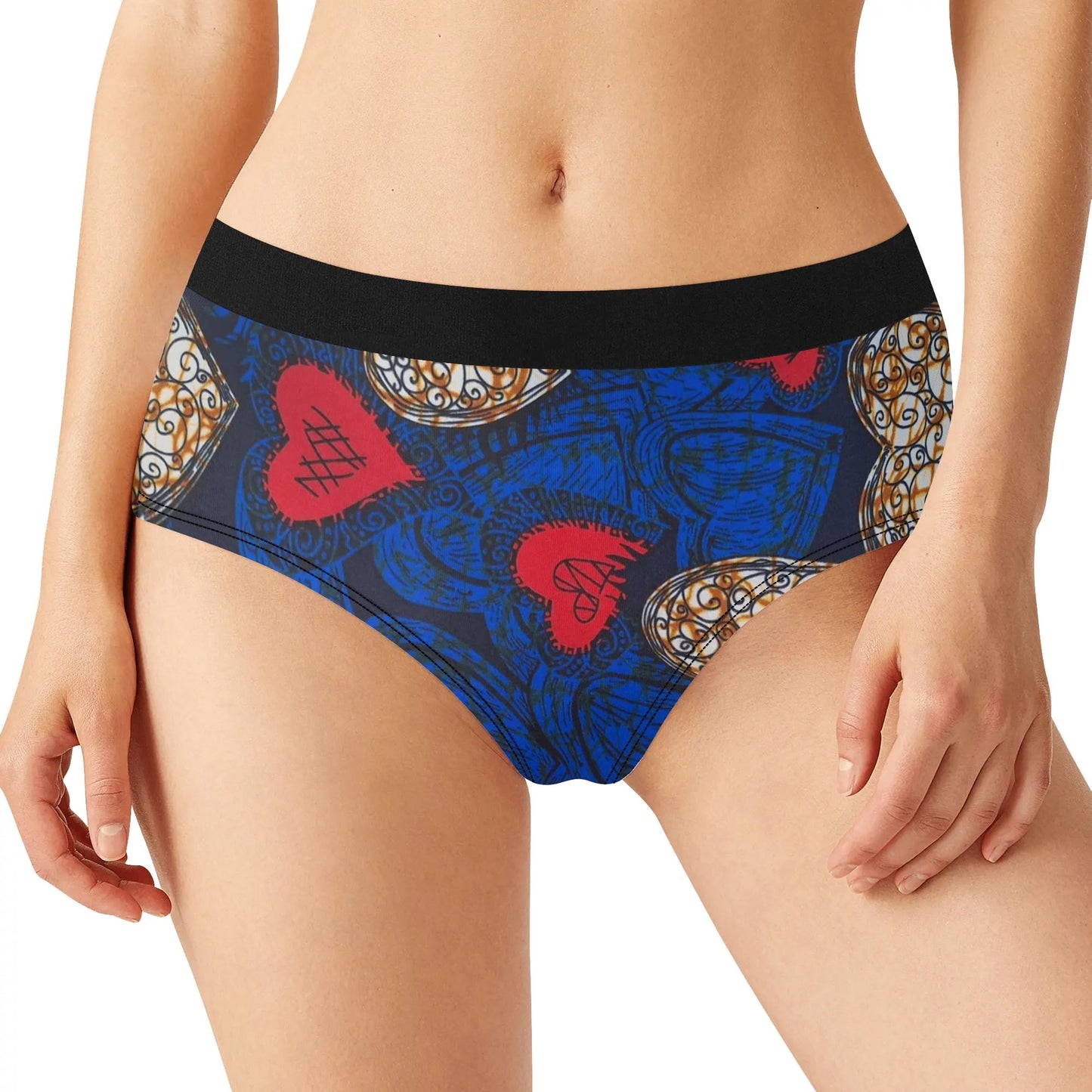 via sanremo lingerie mid waist briefs by tropic dune
