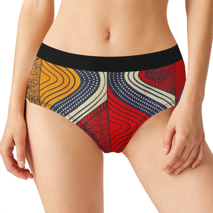 Via Amalfi Lingerie Mid Waist Briefs By Tropic Dune