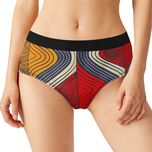 Via Amalfi Lingerie Mid Waist Briefs By Tropic Dune