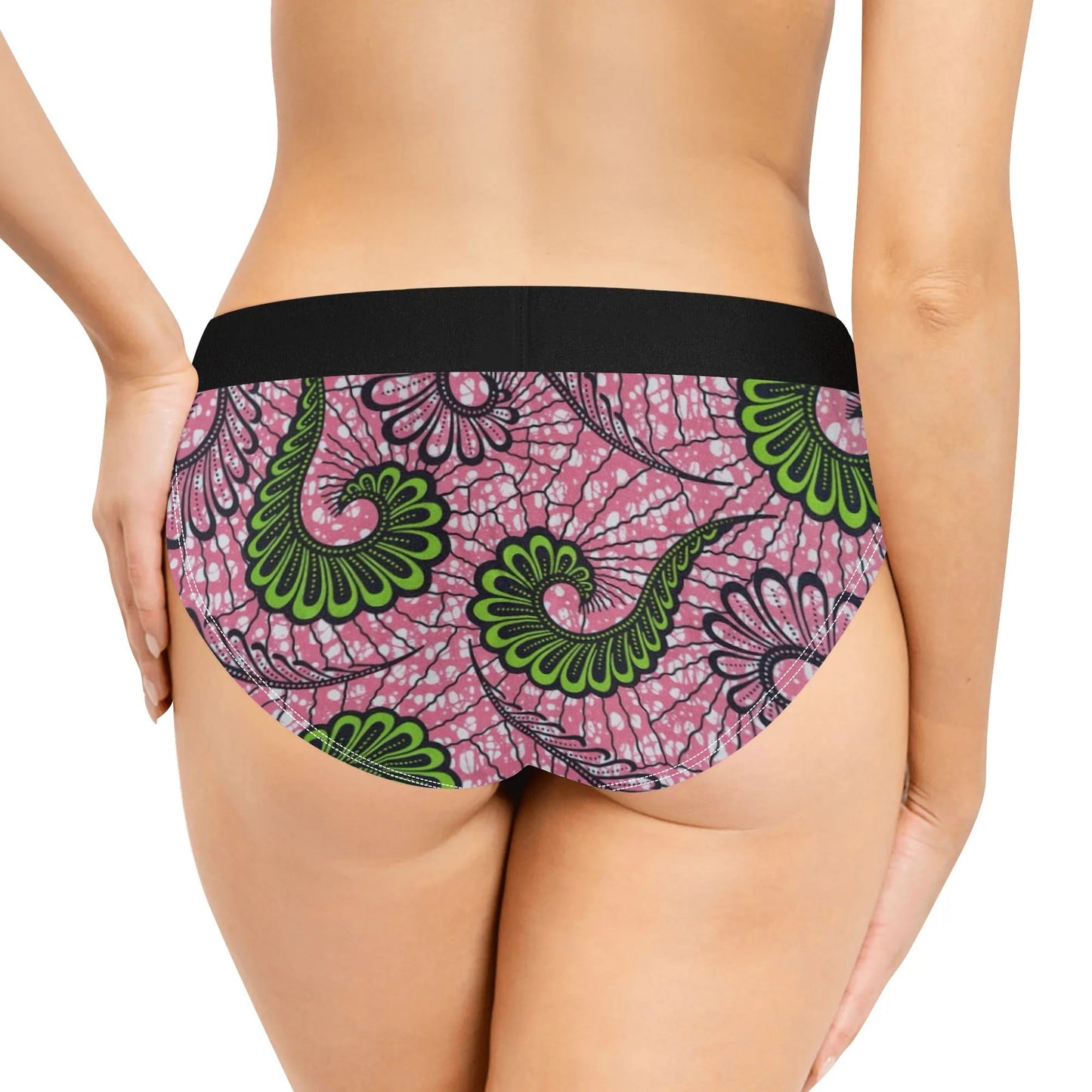 via bacoli lingerie mid waist briefs by tropic dune