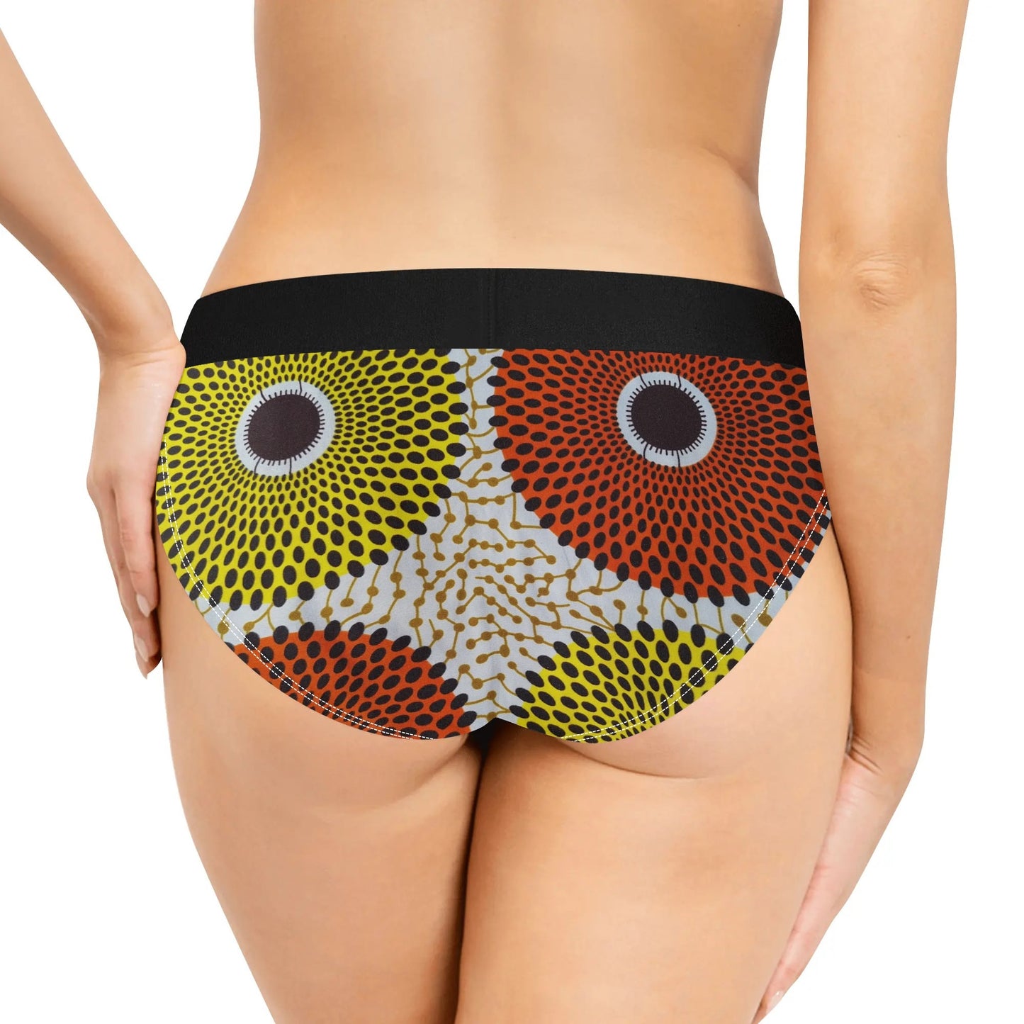 via lucca lingerie mid waist briefs by tropic dune