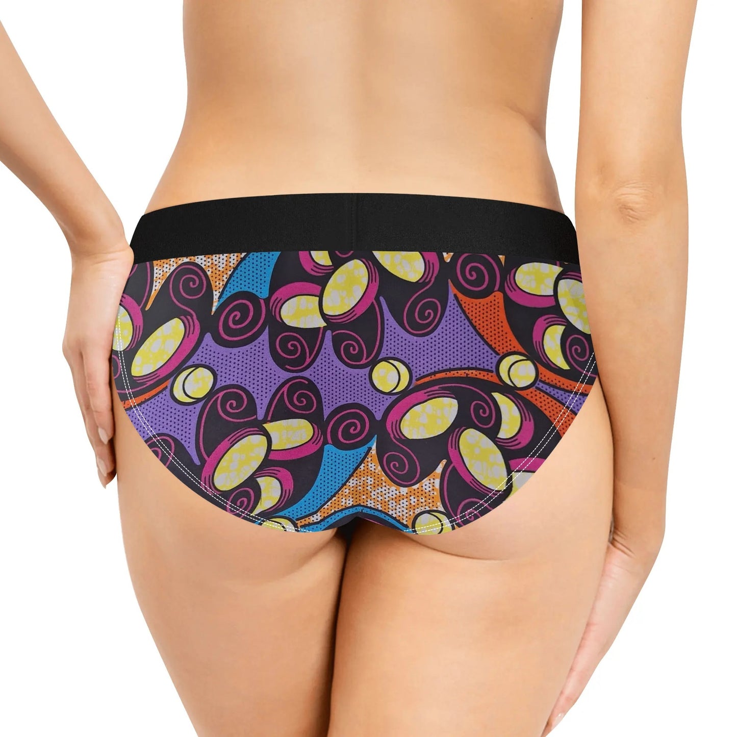 via taranto lingerie mid waist briefs by tropic dune