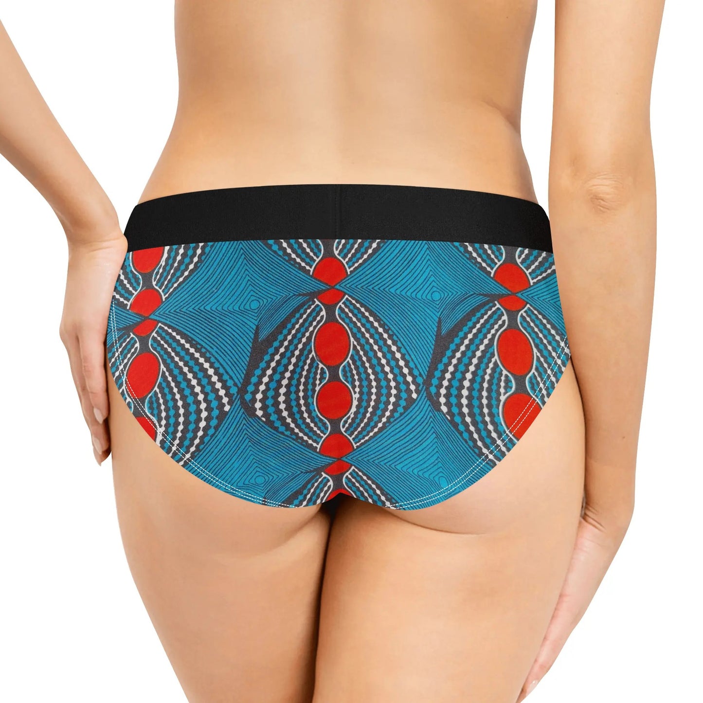 via milano lingerie mid waist briefs by tropic dune