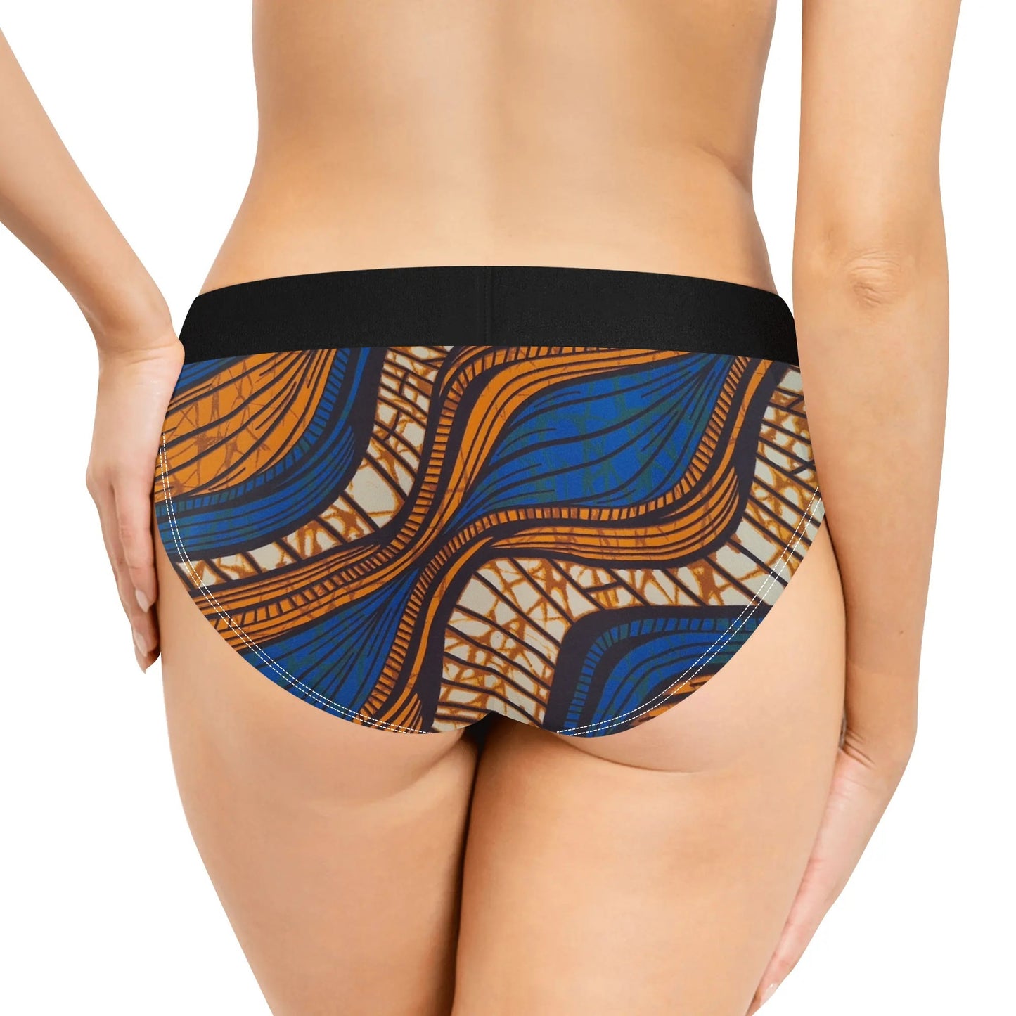 via napoli lingerie mid waist briefs by tropic dune