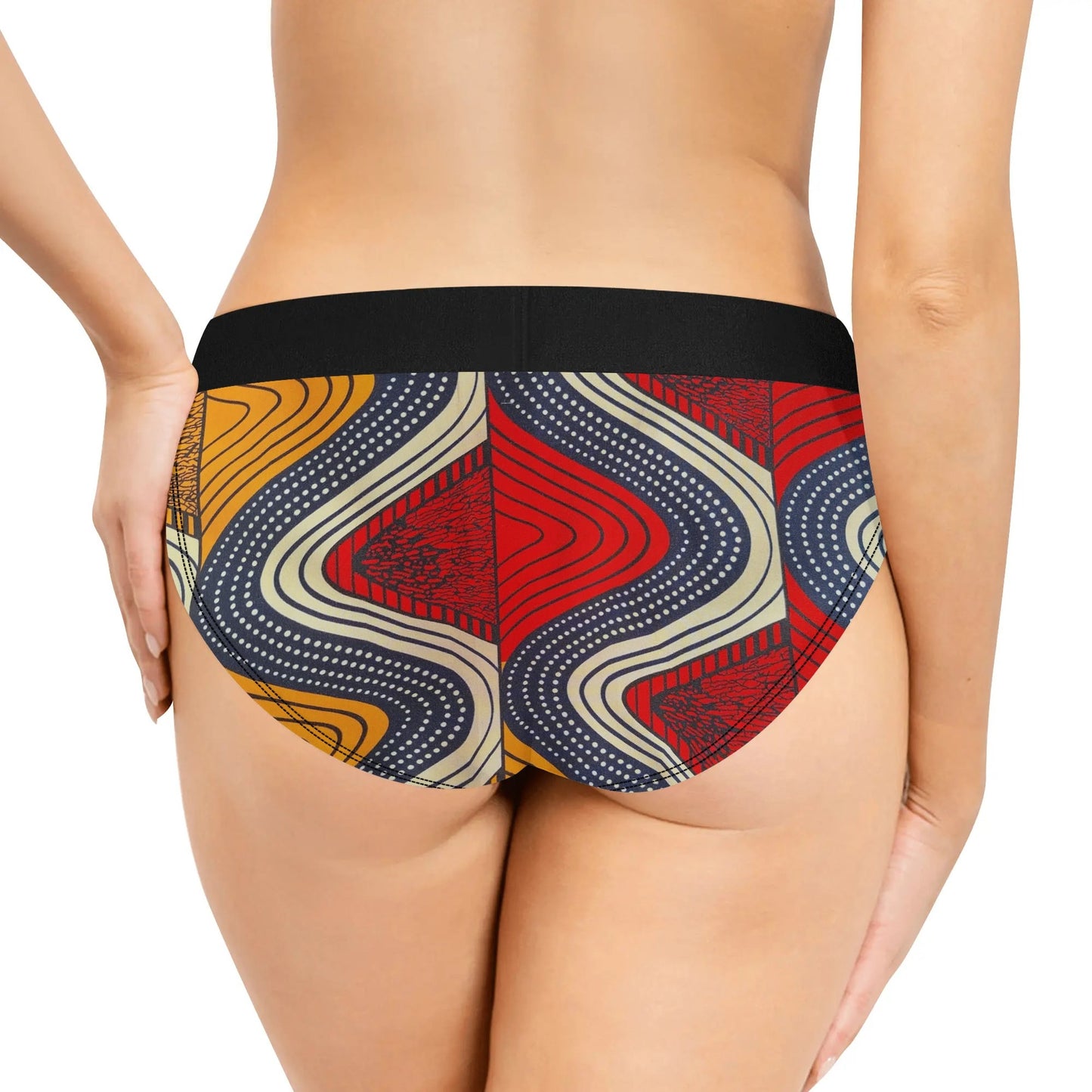 via amalfi lingerie mid waist briefs by tropic dune