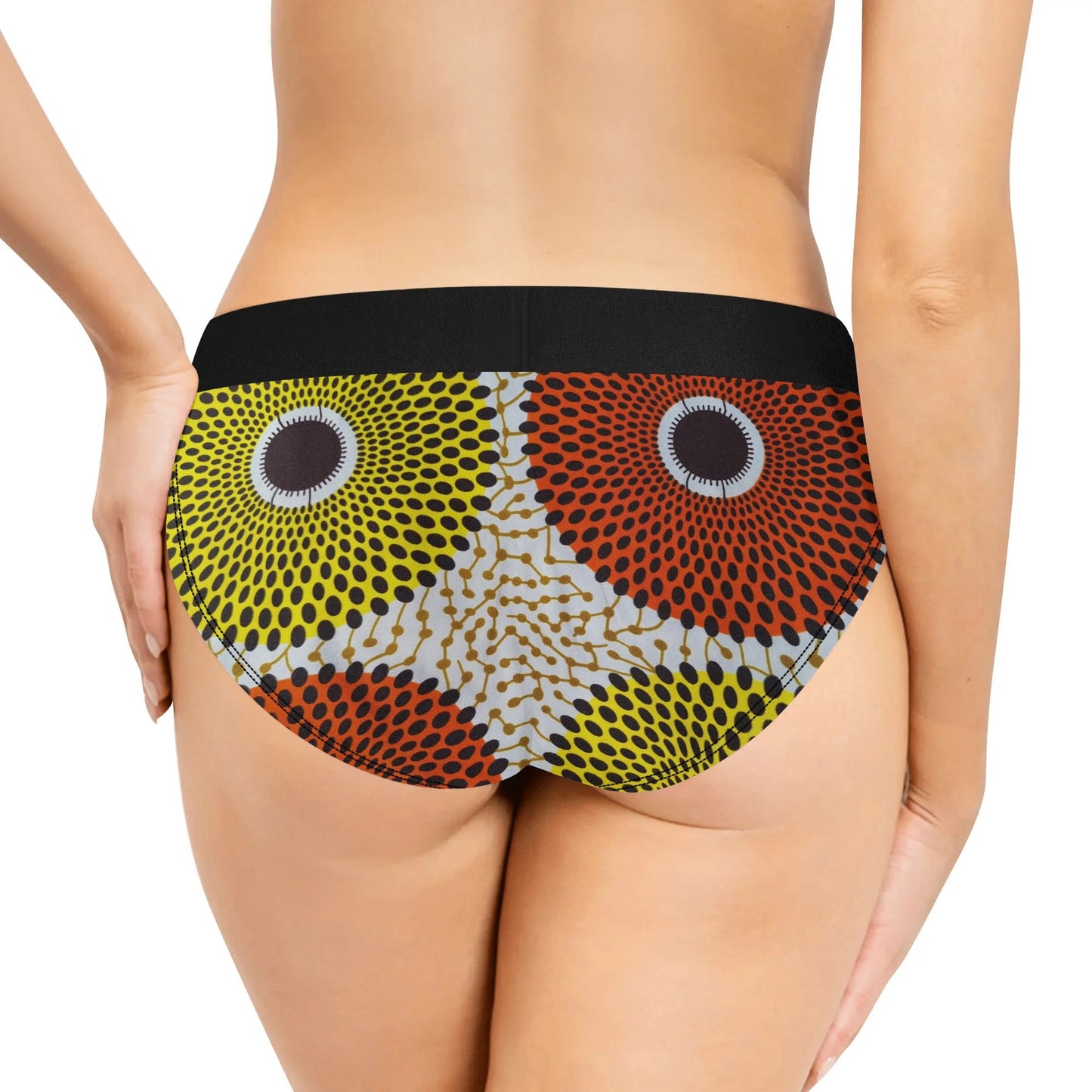 via lucca lingerie mid waist briefs by tropic dune