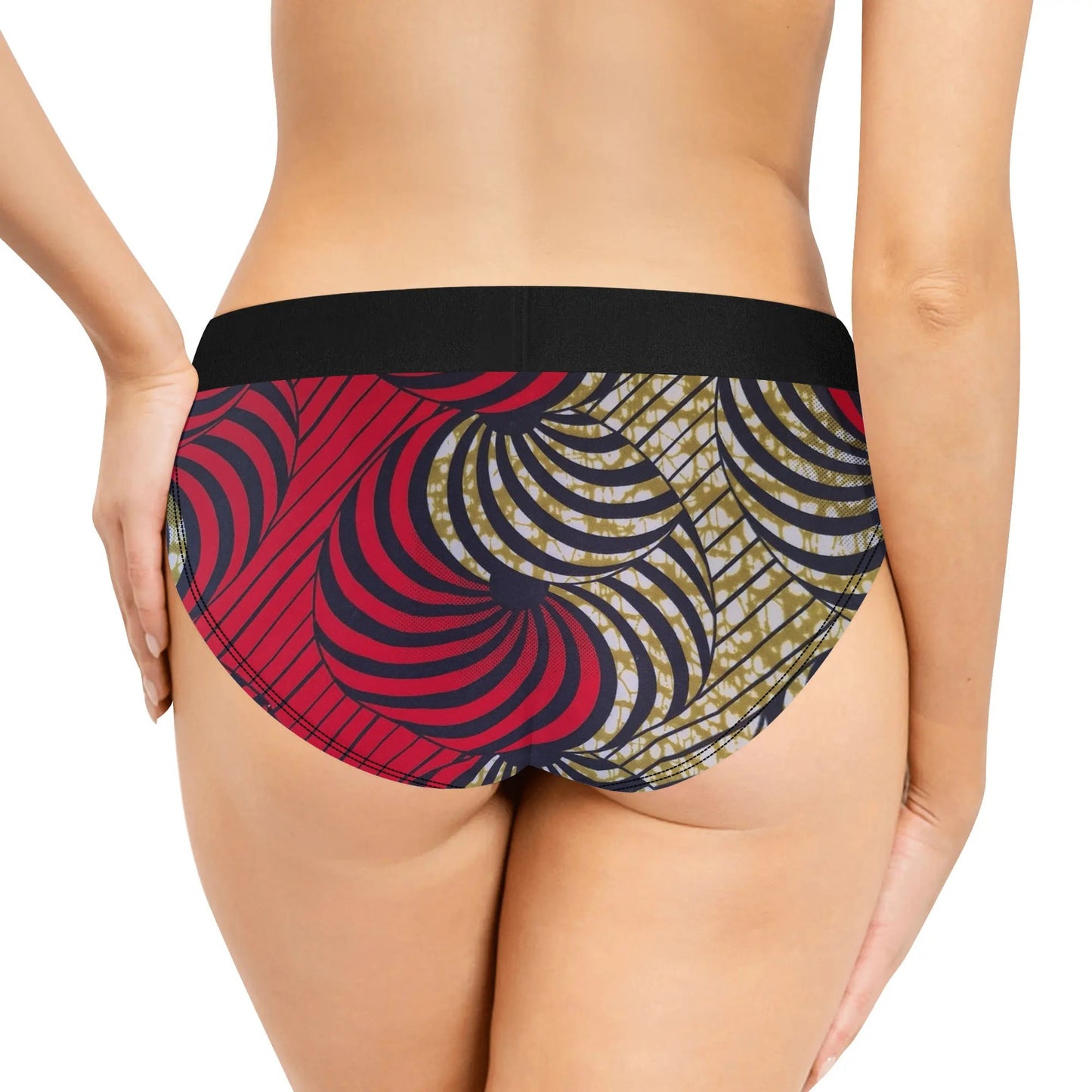 via roma lingerie mid waist briefs by tropic dune