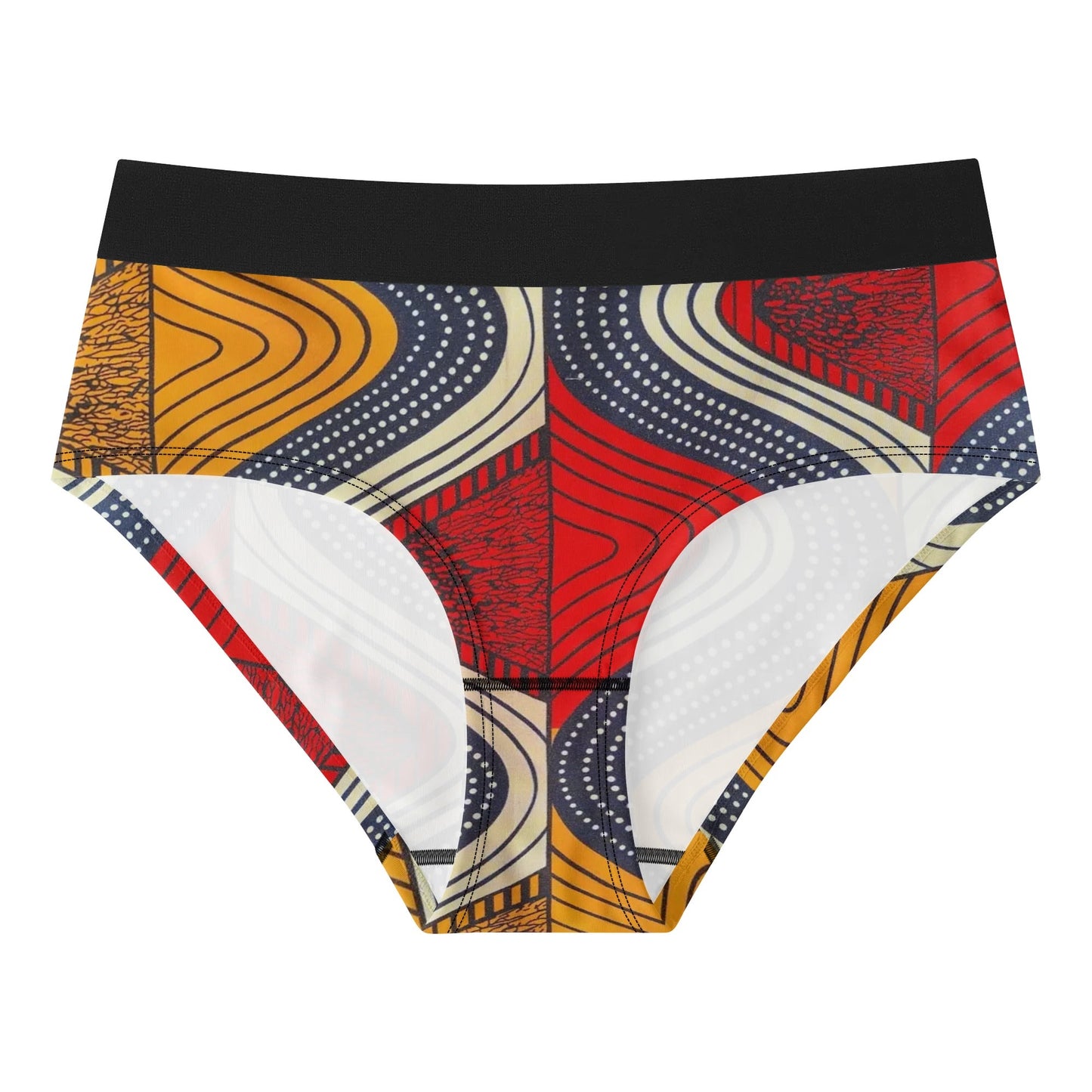 via amalfi lingerie mid waist briefs by tropic dune