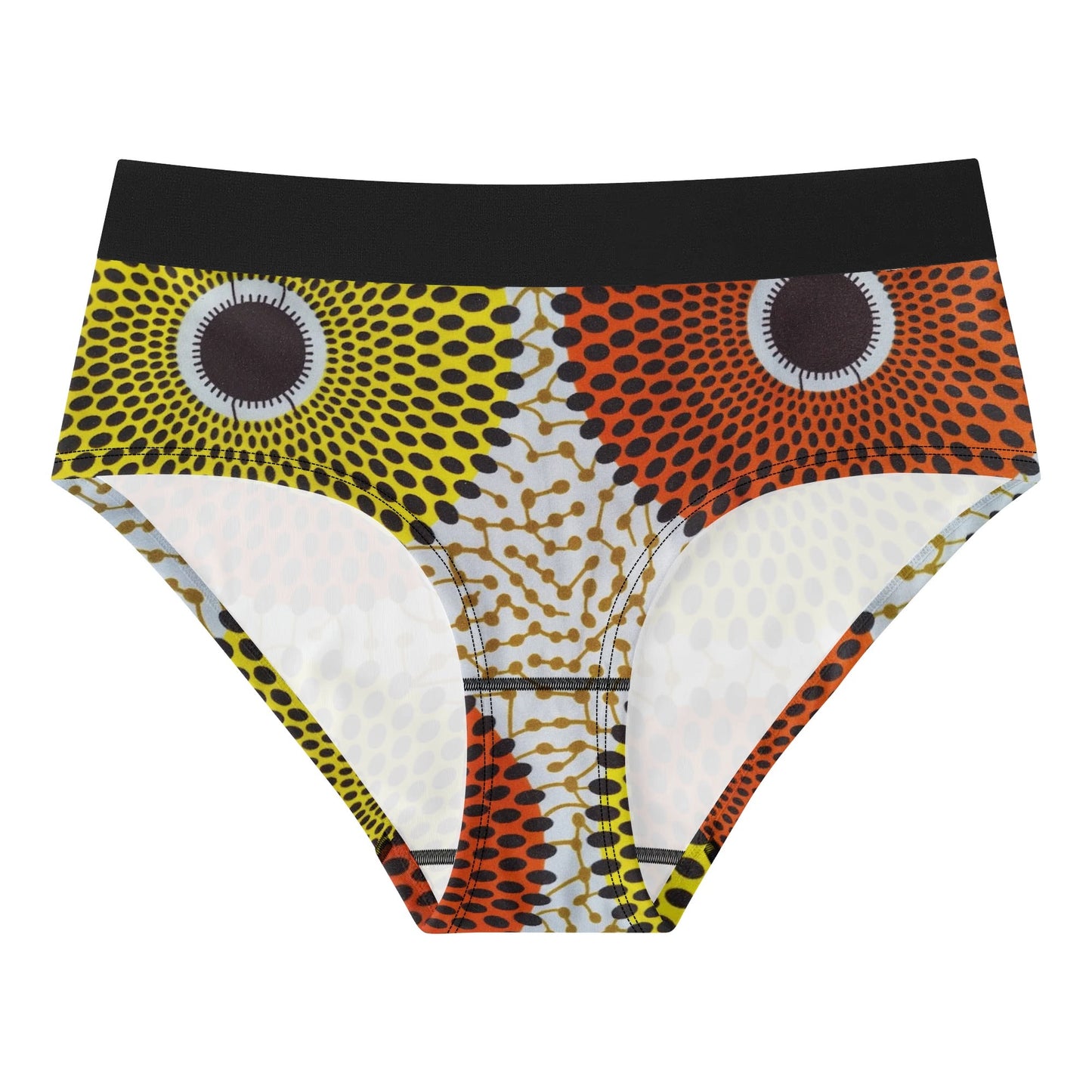 via lucca lingerie mid waist briefs by tropic dune