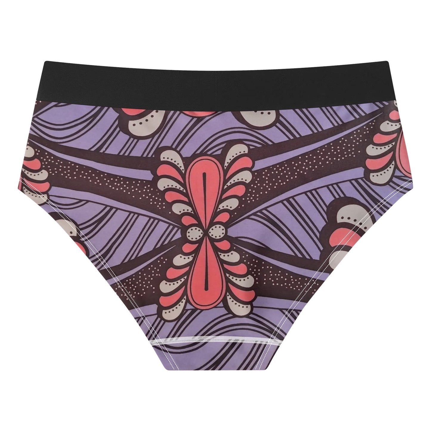 via positano lingerie mid waist briefs by tropic dune