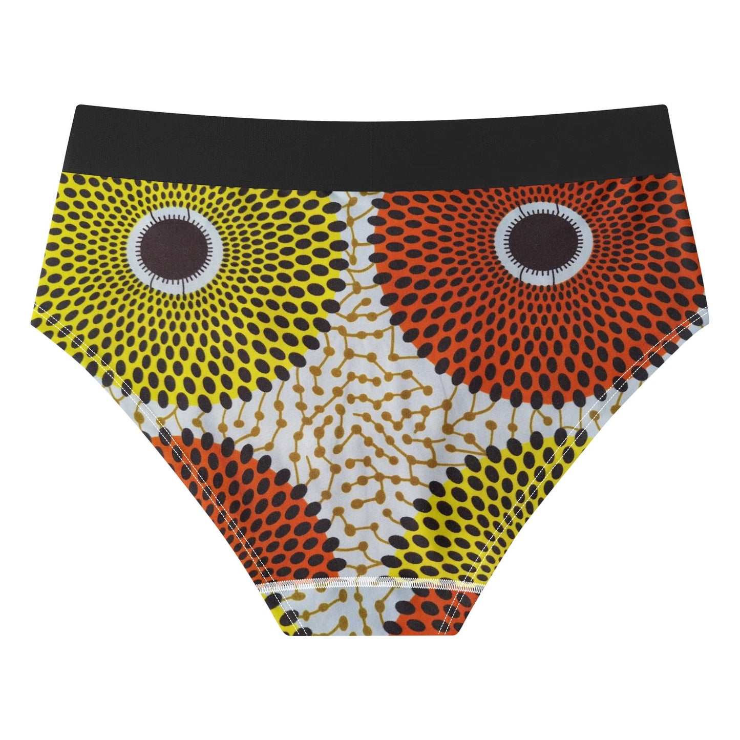 via lucca lingerie mid waist briefs by tropic dune