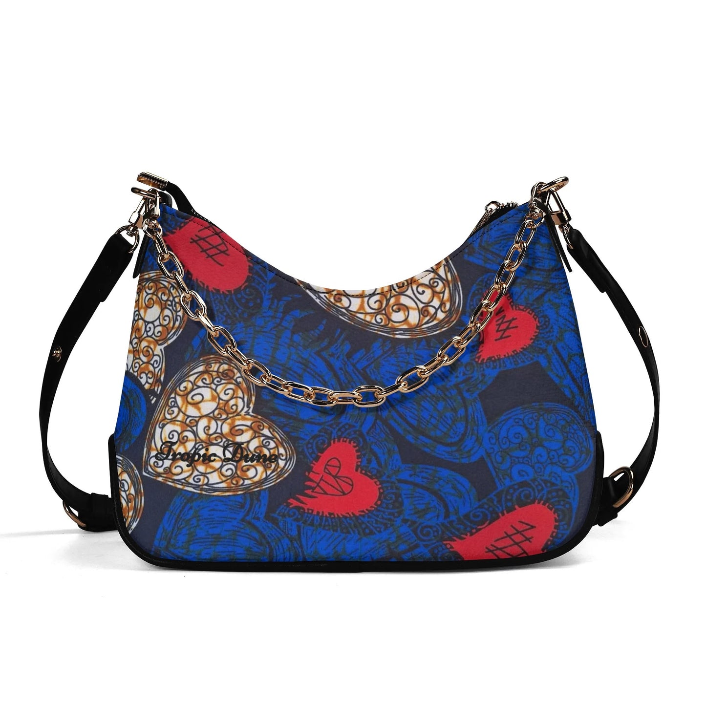 granada faux leather shoulder bag by tropic dune