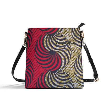 Voilà Faux Leather Bucket Shoulder Bag By Tropic Dune