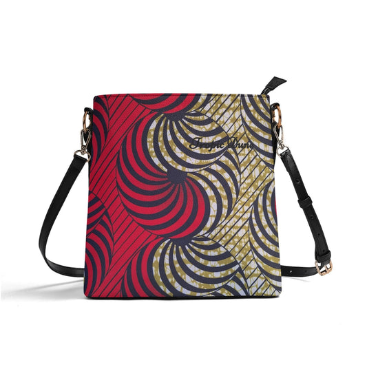 Voilà Faux Leather Bucket Shoulder Bag By Tropic Dune