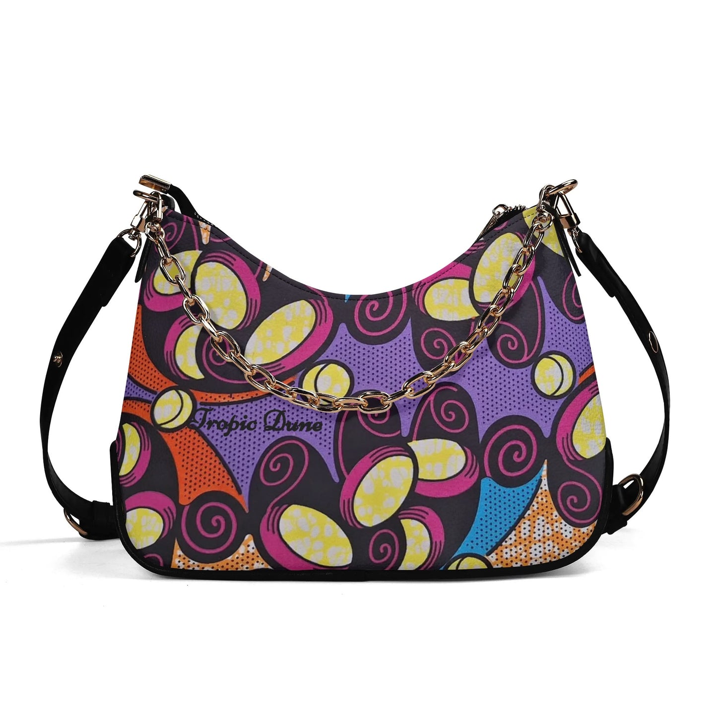 rivas faux leather shoulder bag by tropic dune