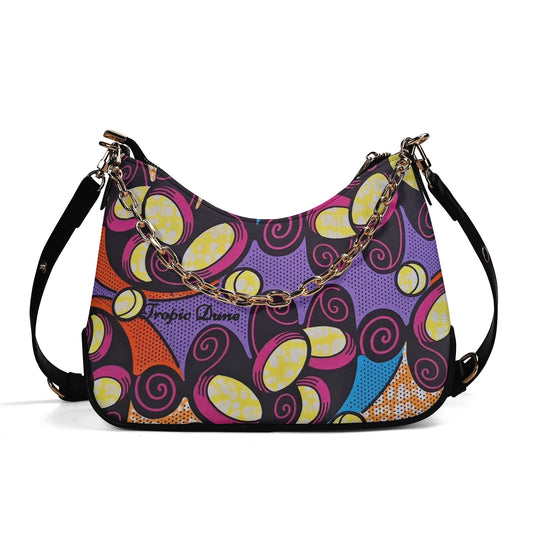 Rivas Faux Leather Shoulder Bag By Tropic Dune