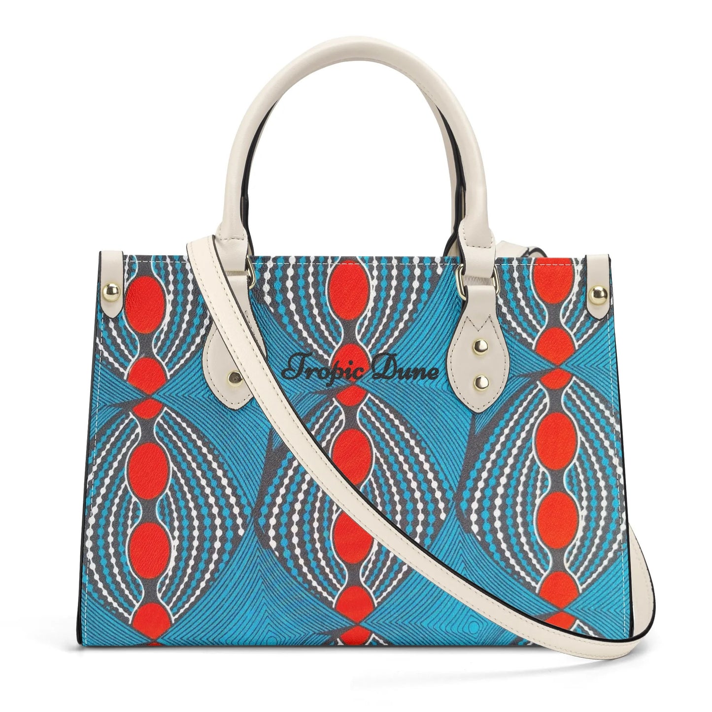 victoria tropic dune faux leather satchel
