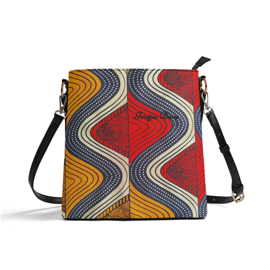 Tropea Faux Leather Bucket Shoulder Bag By Tropic Dune