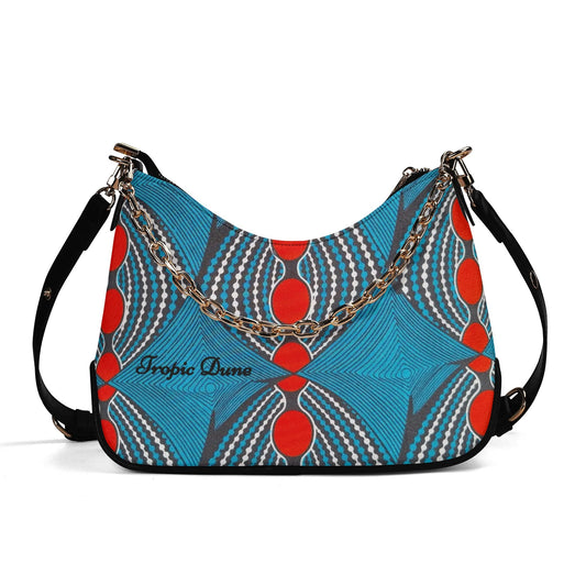 Masaya Faux Leather Shoulder Bag By Tropic Dune