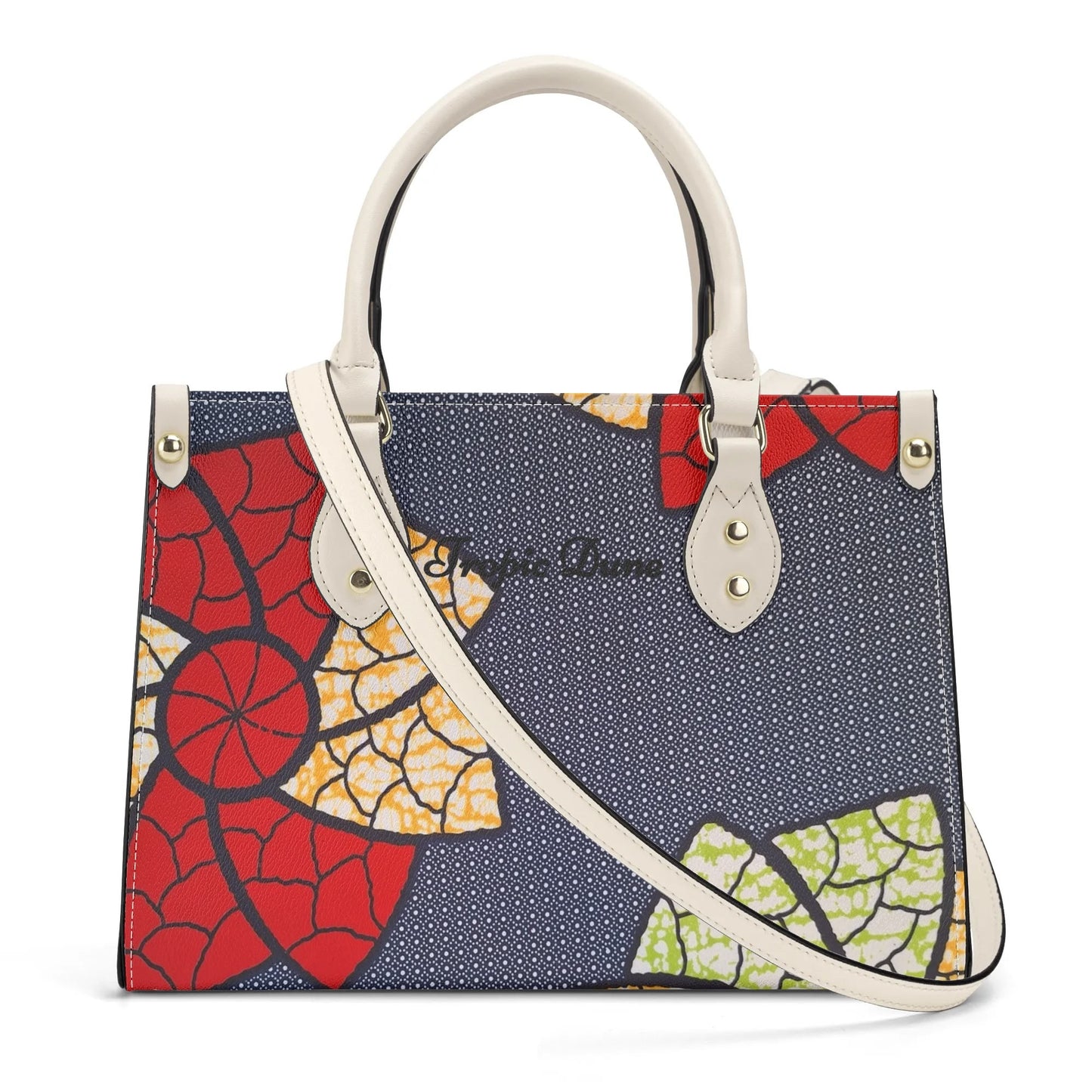 sahasha tropic dune faux leather satchel