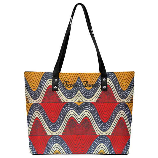 Cala Major Faux Leather Tote Bag By Tropic Dune