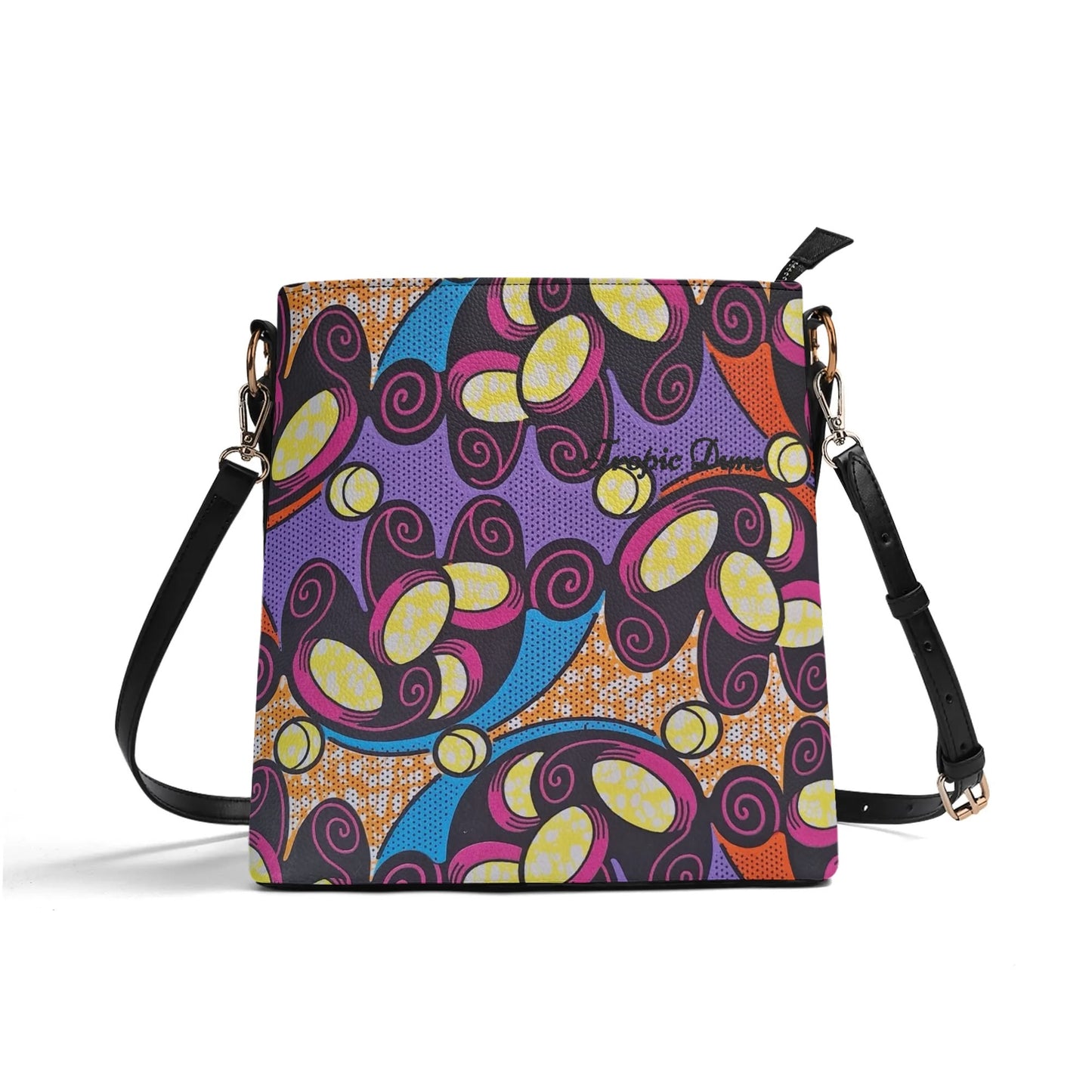 malaga faux leather bucket shoulder bag by tropic dune