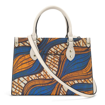 Niamey Tropic Dune Faux Leather Satchel