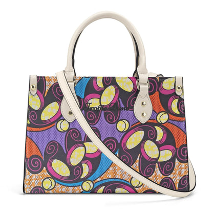Kigali Tropic Dune Faux Leather Satchel