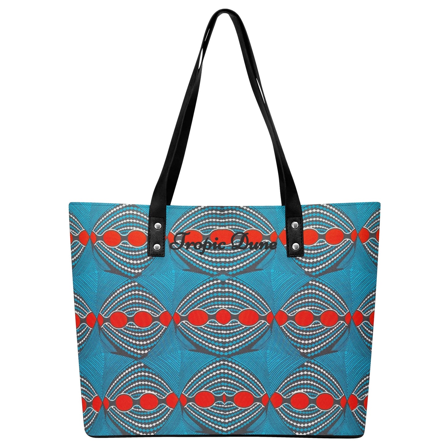 neapolis faux leather tote bag by tropic dune