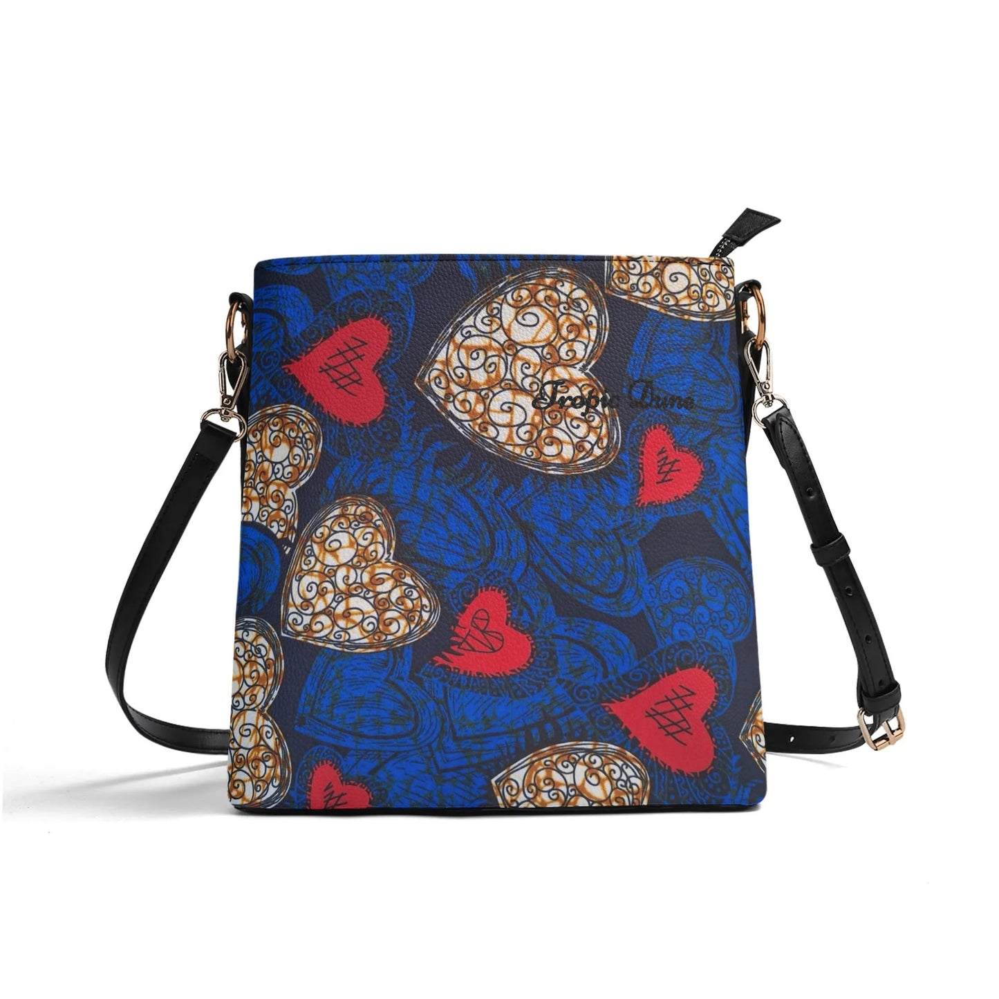 gabrielle faux leather bucket shoulder bag by tropic dune