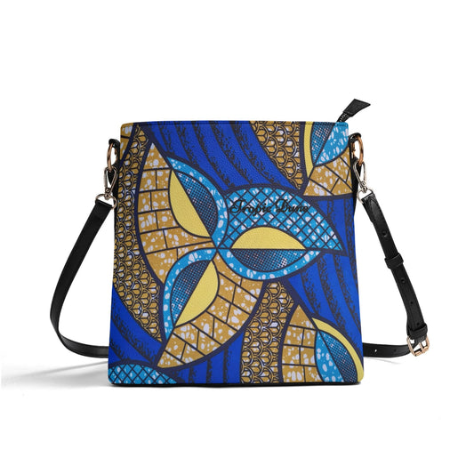 Maya Faux Leather Bucket Shoulder Bag By Tropic Dune