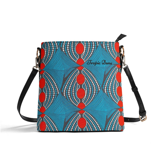 Bisous Faux Leather Bucket Shoulder Bag By Tropic Dune