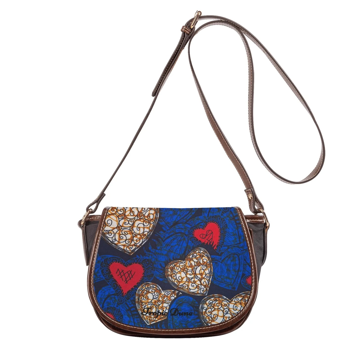 "amore & passione" saddle bag by tropic dune