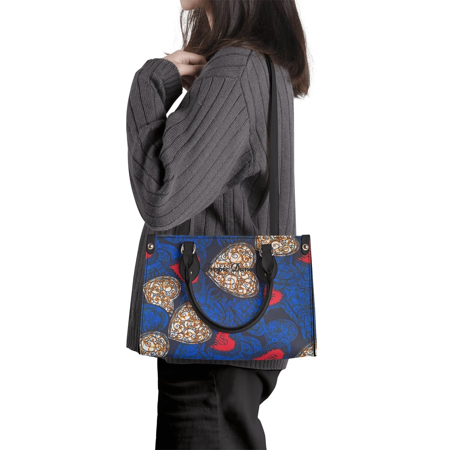 libreville tropic dune faux leather satchel