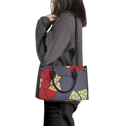Sahasha Tropic Dune Faux Leather Satchel