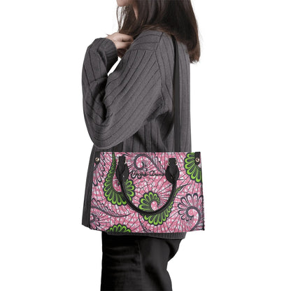 Freetown Tropic Dune Faux Leather Luxy Satchel
