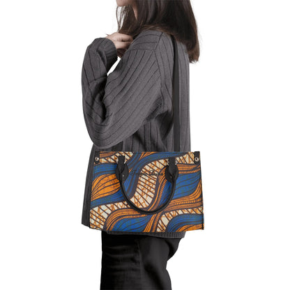 Niamey Tropic Dune Faux Leather Satchel