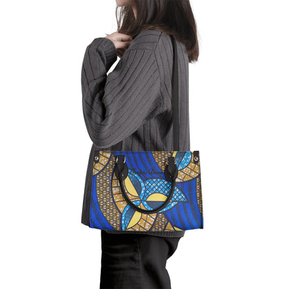 Luxor Tropic Dune Faux Leather Satchel