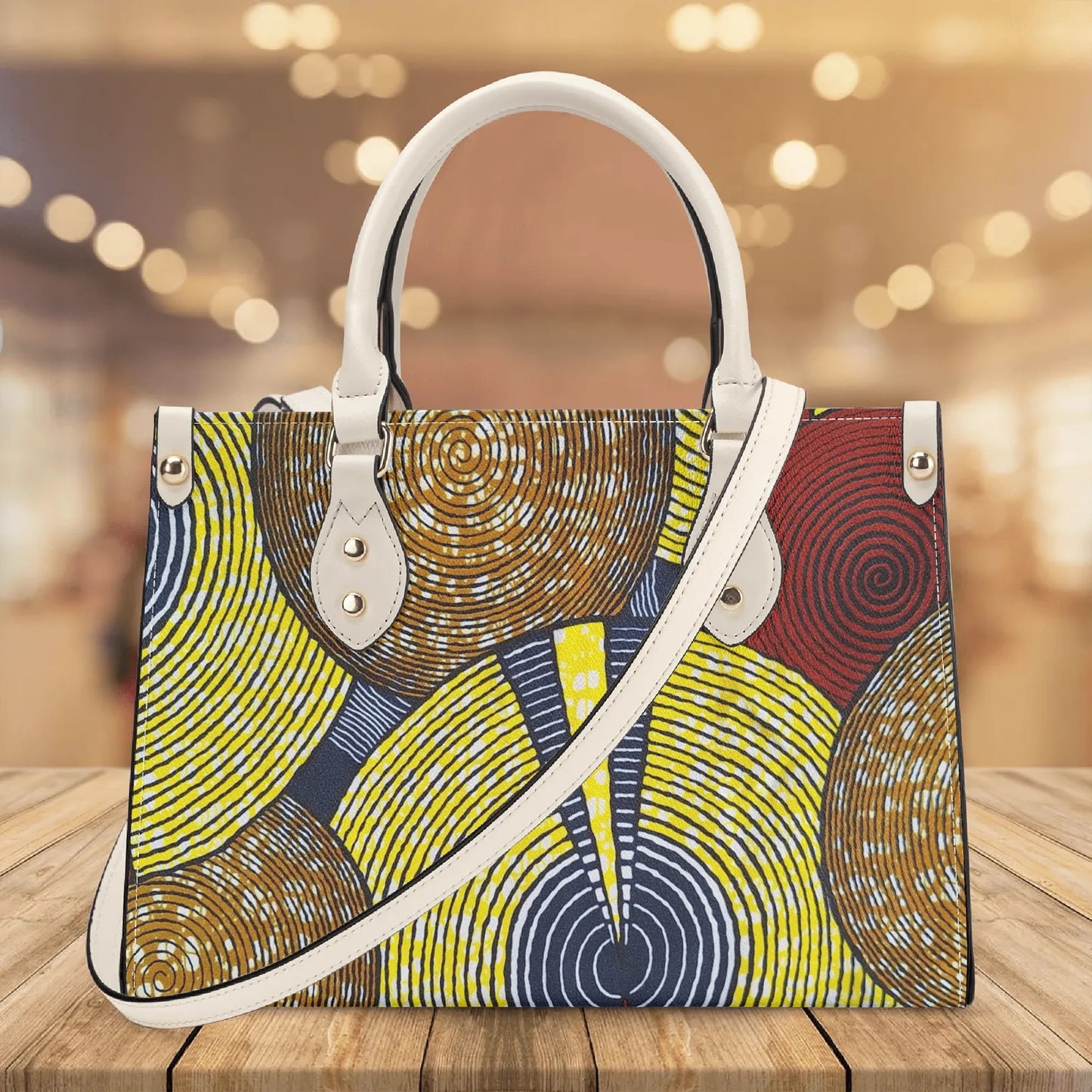 porto-novo tropic dune faux leather satchel