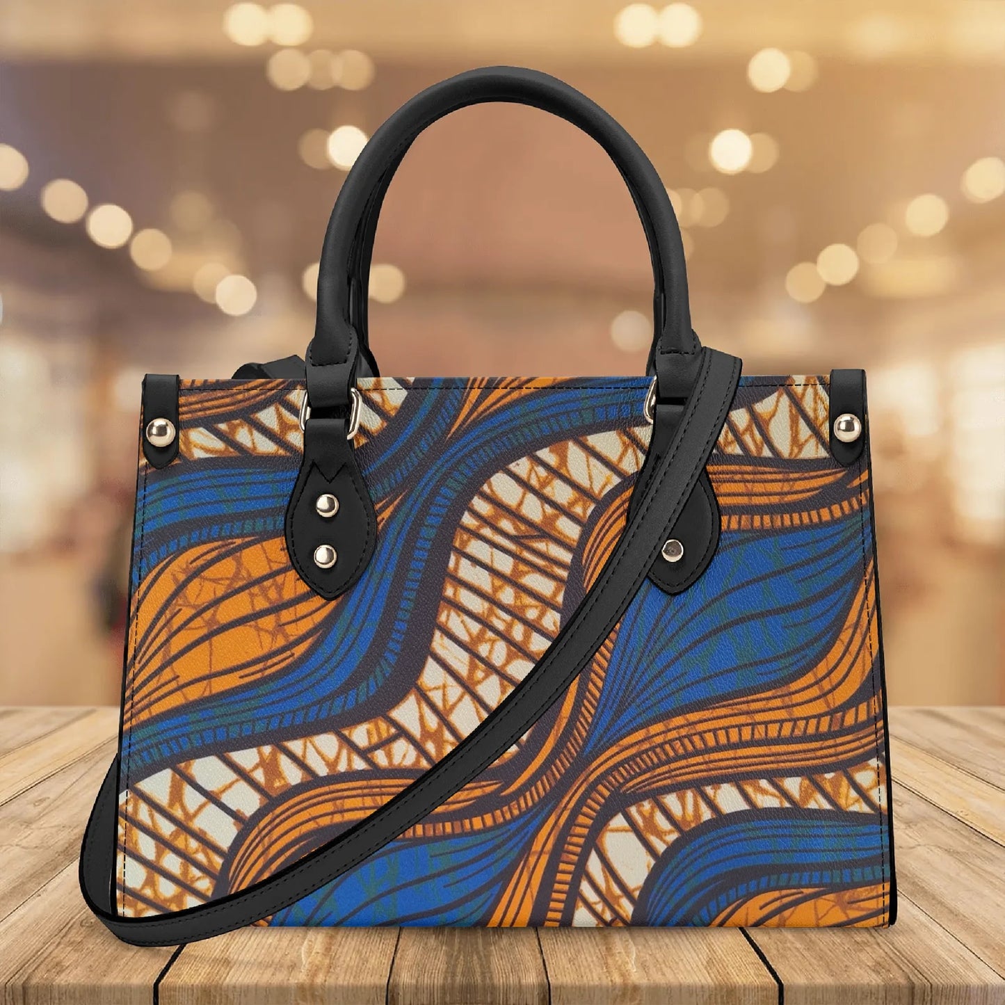 niamey tropic dune faux leather satchel