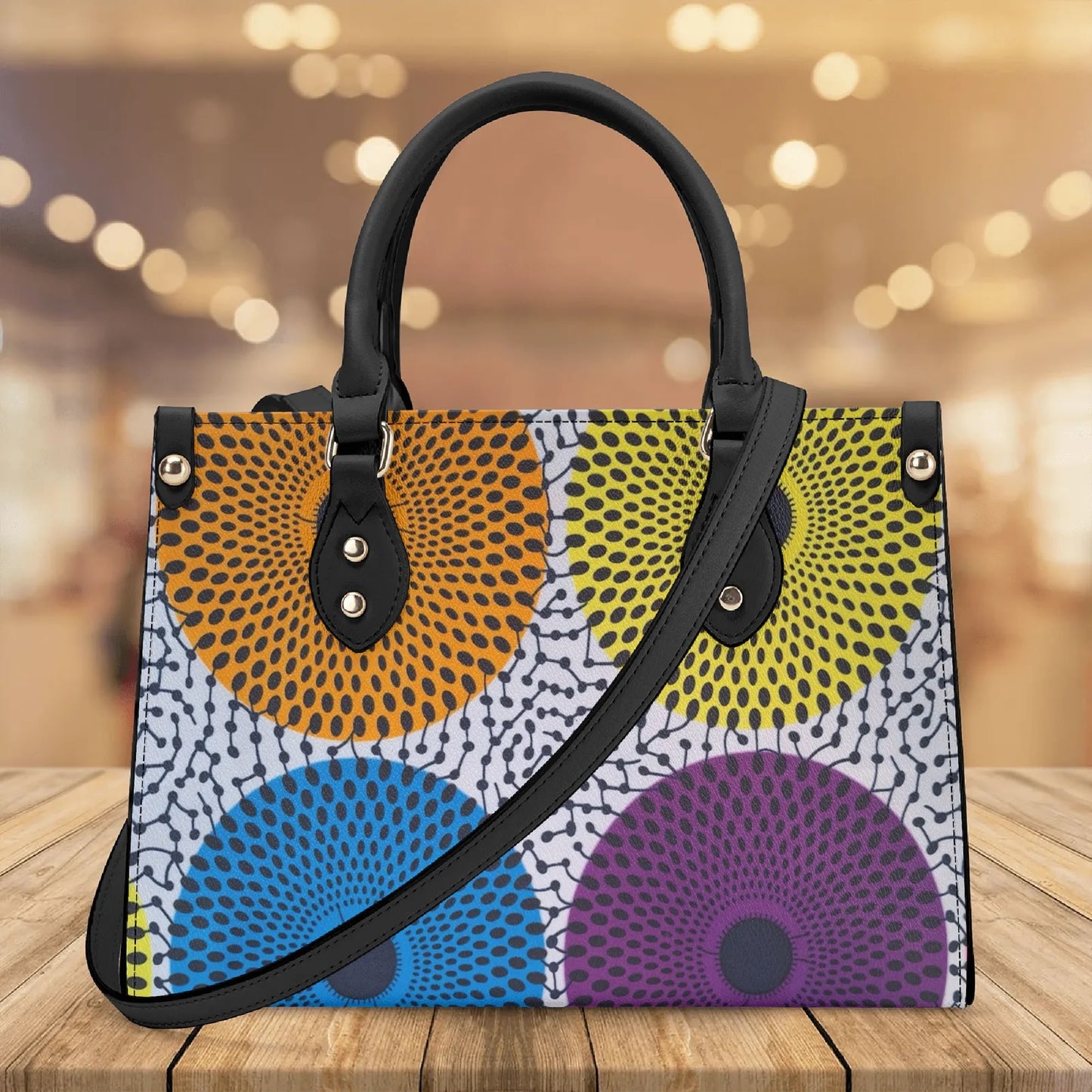 malabo tropic dune faux leather satchel