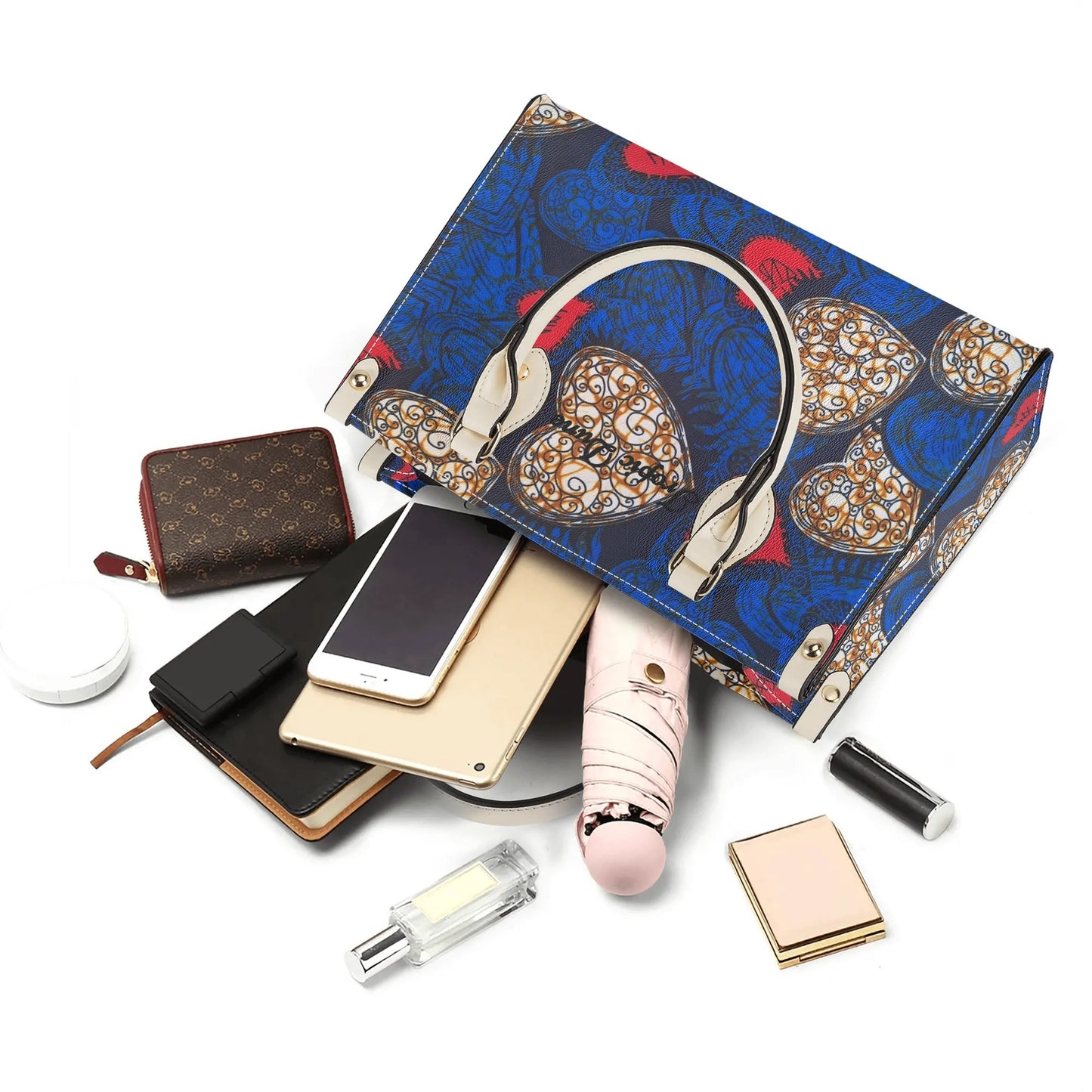 libreville tropic dune faux leather satchel