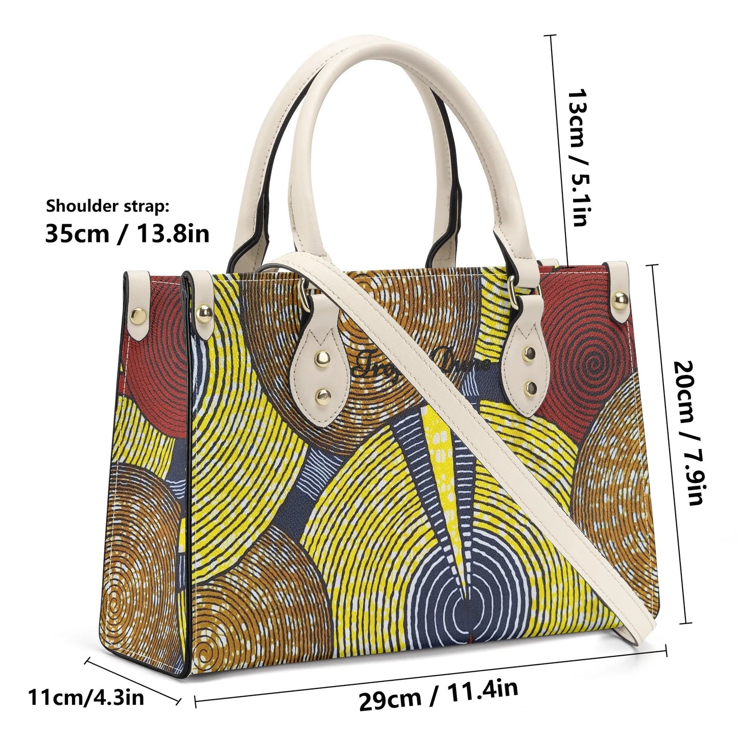 porto-novo tropic dune faux leather satchel