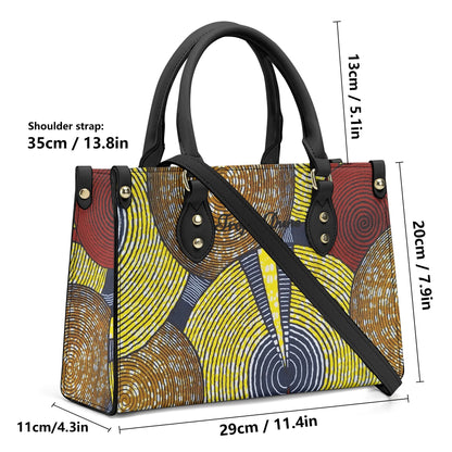Porto-Novo Tropic Dune Faux Leather Satchel