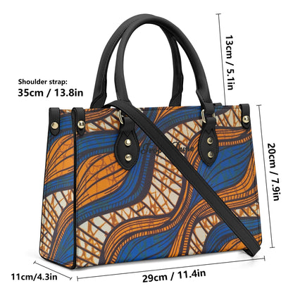 Niamey Tropic Dune Faux Leather Satchel