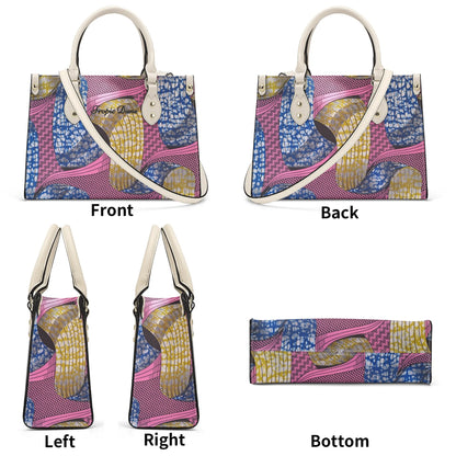 Bissau Tropic Dune Faux Leather Satchel