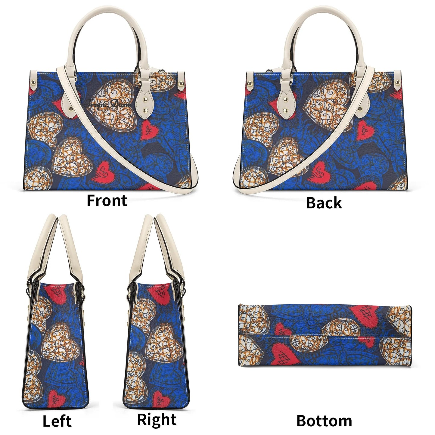 libreville tropic dune faux leather satchel