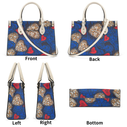 Libreville Tropic Dune Faux Leather Satchel